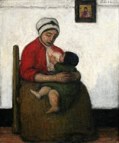 Grande maternità rossa da Jakob Smits